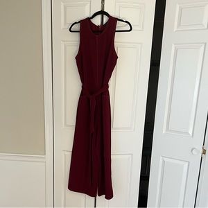 Greylin Burgandy Red Jumpsuit - size small